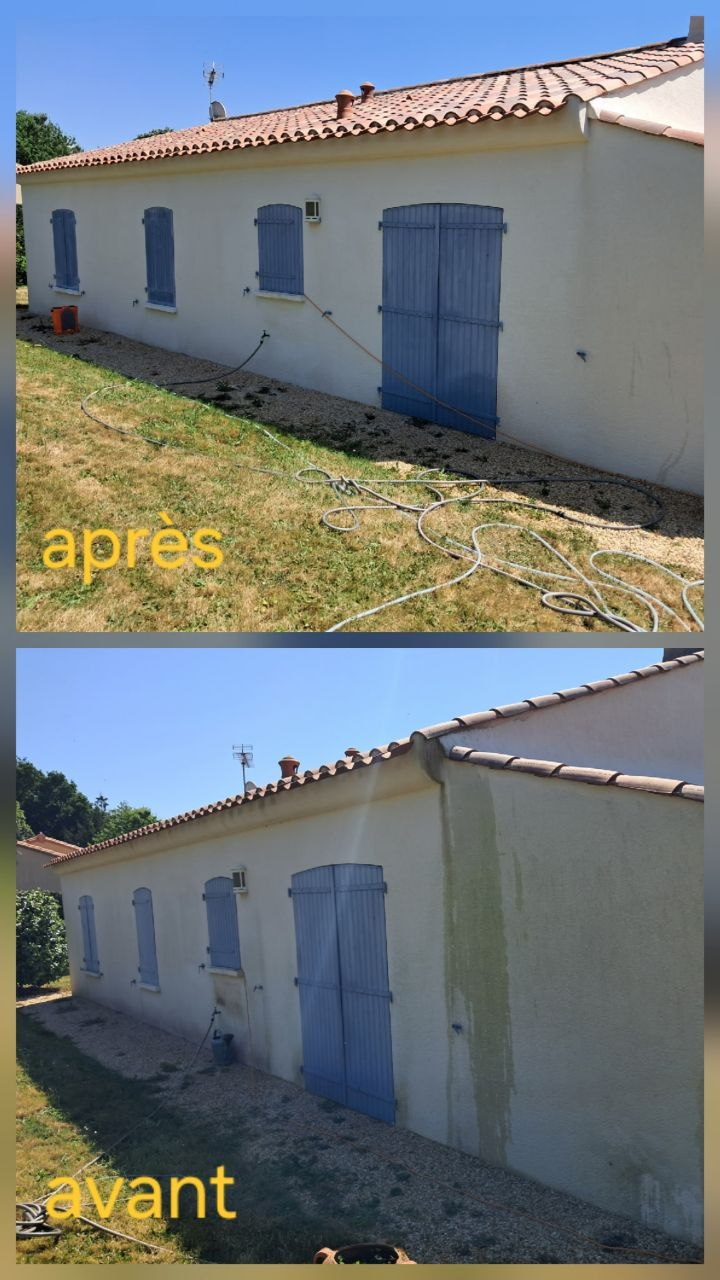 Façade arrière ravivée